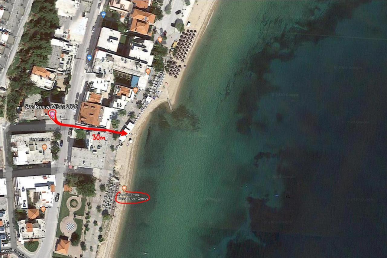 Sea Breeze Vibes Apartman Néa Péramos Kültér fotó